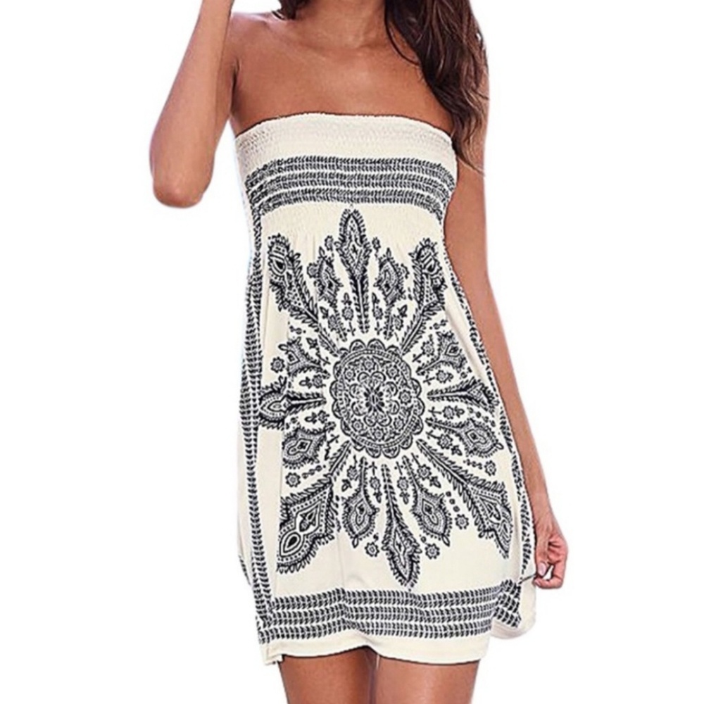 3 for $50 | Bohemian Strapless Dress